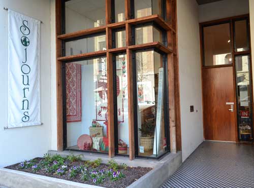 The entrance to Sojourns on Third Avenue North in Birmingham