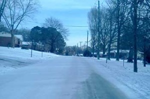 Snowy Oxmoor Road