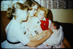 Mother and three of four daughters