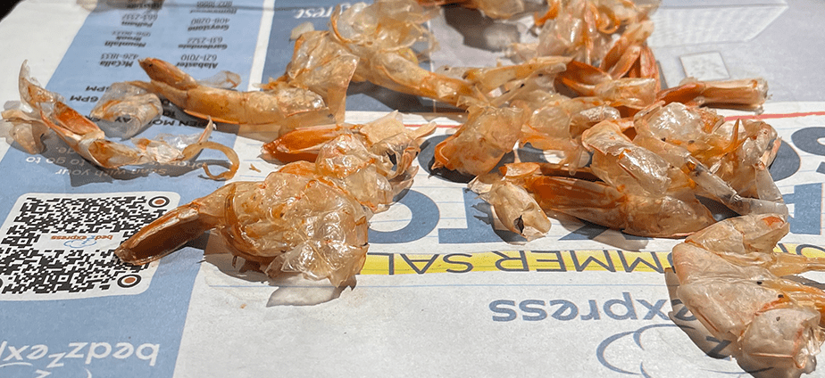 Shrimp peel dust – gift from the sea