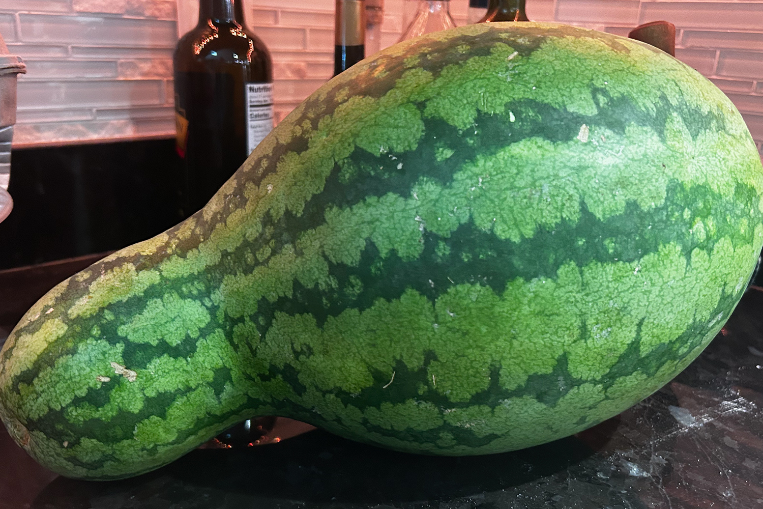 Odd looking watermelon
